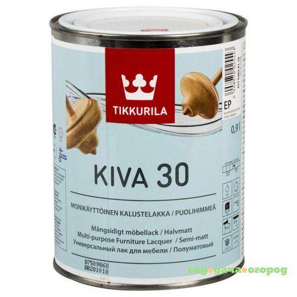 Фото Лак Tikkurila Kiva 30 полуматовый 2,7 л