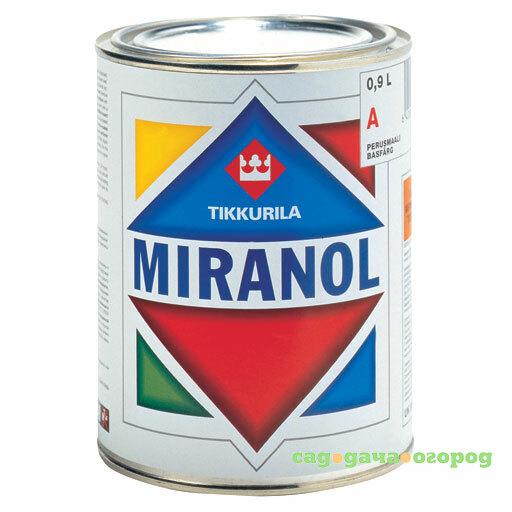 Фото Эмаль алкидная Tikkurila Miranol A 0,9 л