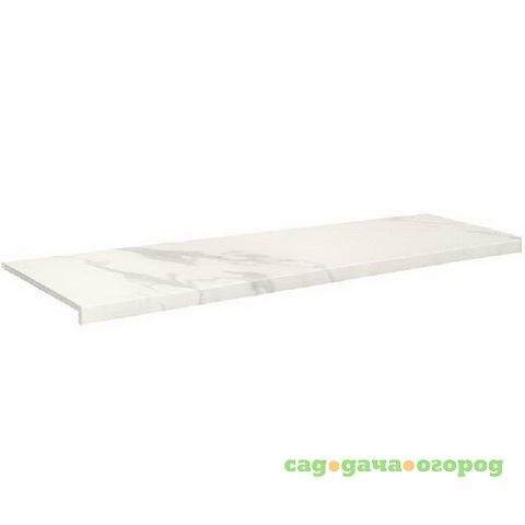 Фото Ступень фронтальная из керамогранита Ape Ceramica Mandalay White 1200х330 мм