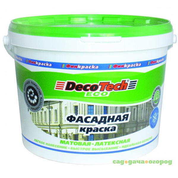 Фото Краска фасадная DecoTech Eco 3 кг