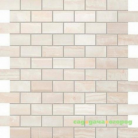 Фото Мозаика керамическая Atlas Concorde Supernova Onyx Pure White Brick