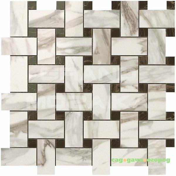 Фото Мозаика керамическая Atlas Concorde Supernova Marble Calacatta Gold Twist