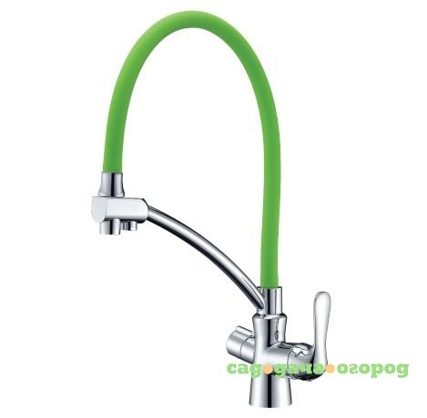 Фото Смеситель для кухни Lemark Comfort LM3070C-Green