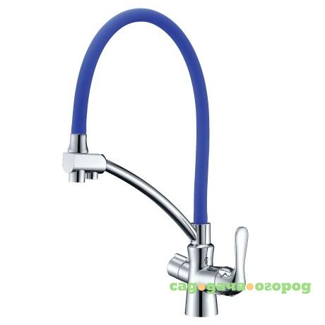 Фото Смеситель для кухни Lemark Comfort LM3070C-Blue