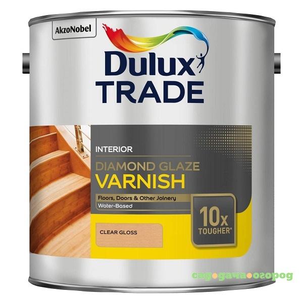 Фото Лак паркетный Dulux Diamond Glaze глянцевый 5 л