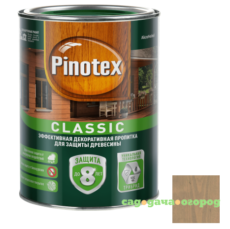 Фото Пропитка для древесины Pinotex Classic Дуб 1 л