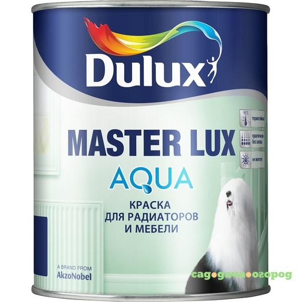 Фото Эмаль акриловая Dulux Master Lux Aqua 40 для радиаторов и мебели база BС полуглянцевая 0,93 л