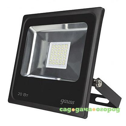 Фото Прожектор светодиодный Gauss LED IP65 20W 6500К черный