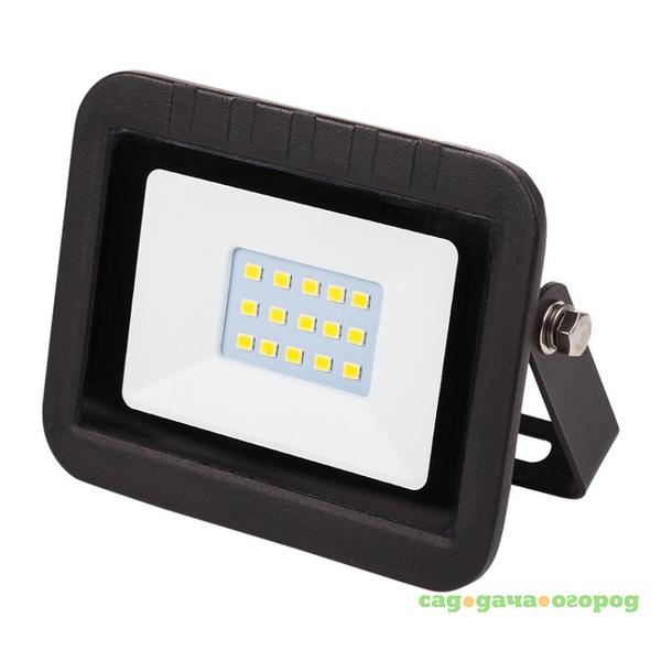 Фото Прожектор светодиодный Lamper FL-COB LED IP65 10W 220V 5000К черный