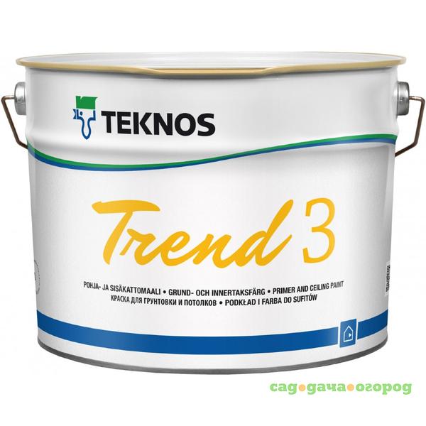 Фото Краска Teknos Trend 3 2,7 л