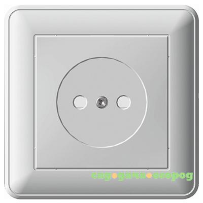 Фото Розетка Schneider Electric W59 RS16-151-18 одноместная с защитными шторками белая