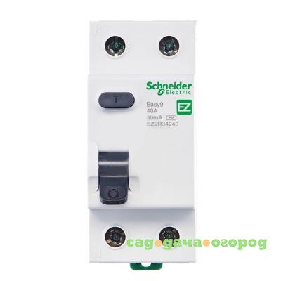 Фото Выключатель дифференциального тока Schneider Electric EASY 9 2П AC 40А 30мА