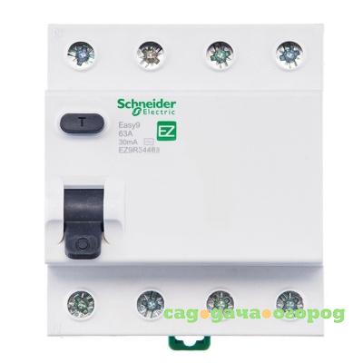 Фото Выключатель дифференциального тока Schneider Electric EASY 9 4П AC 63А 30мА