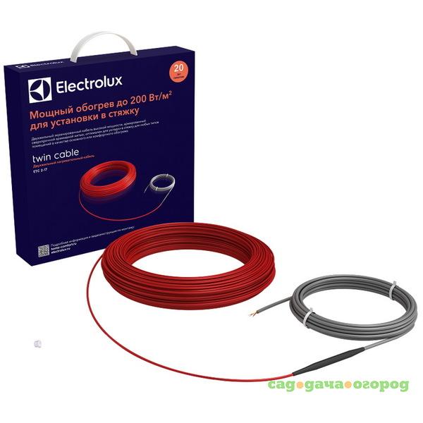 Фото Теплый пол Electrolux Twin Cable ETC 2-17-1500 двухжильный 1500 Вт 88,5 м