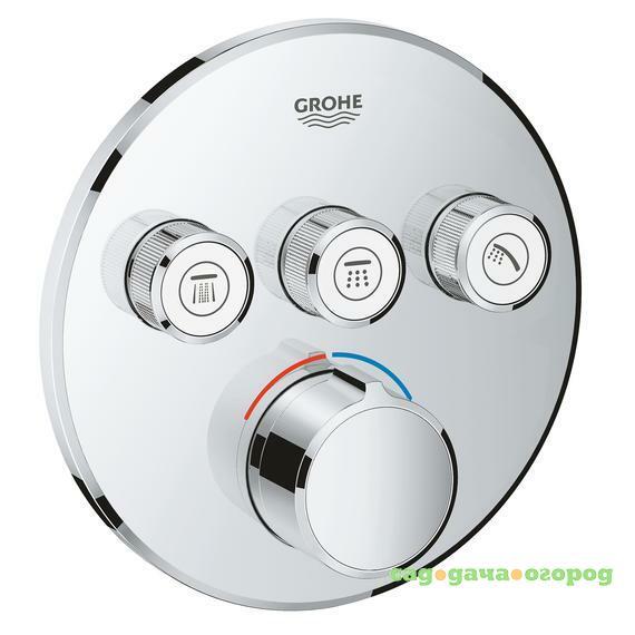 Фото Внешняя часть смесителя для ванны и душа Grohe Grohtherm SmartControl 29146000