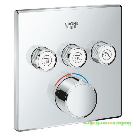 Фото Внешняя часть смесителя для ванны и душа Grohe Grohtherm SmartControl 29149000