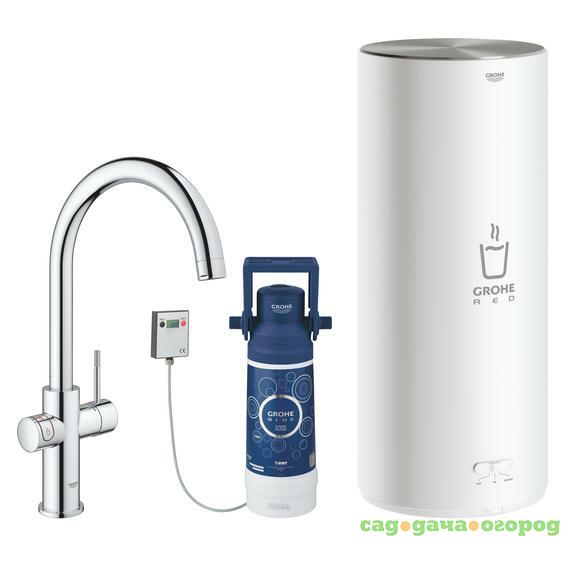 Фото Смеситель для кухни Grohe Red Duo New 30079001 с водонагревателем
