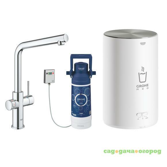 Фото Смеситель для кухни Grohe Red Duo New 30327001 с водонагревателем