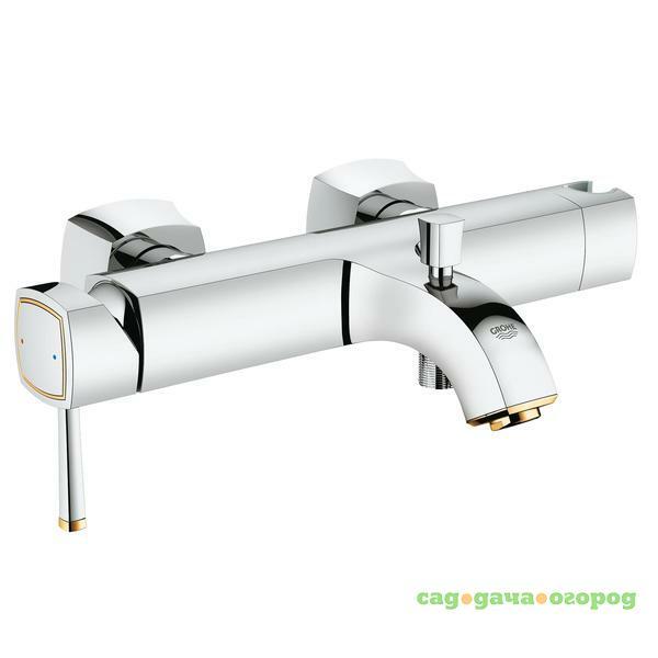 Фото Смеситель для ванны Grohe Grandera 23317IG0 хром/золото