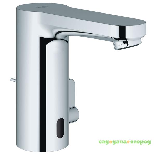Фото Смеситель для умывальника Grohe Eurosmart Cosmopolitan E электронный с адаптером хром