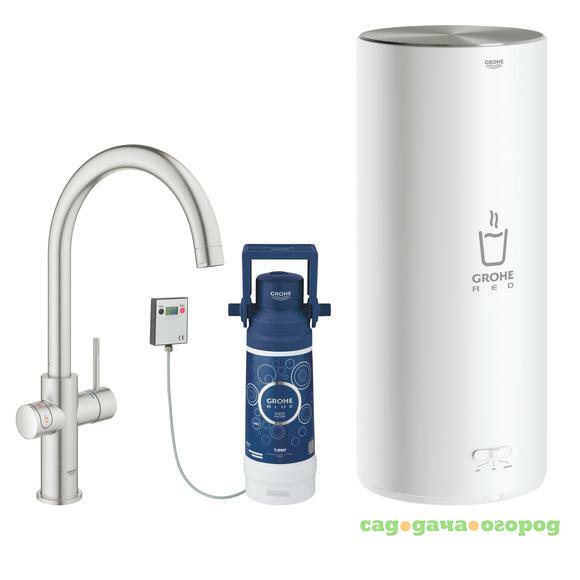 Фото Смеситель для кухни Grohe Red Duo New 30079DC1 с водонагревателем