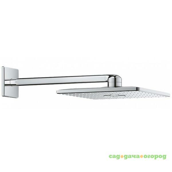 Фото Верхний душ Grohe Rainshower 310 SmartActive Cube 26479000 с душевым кронштейном