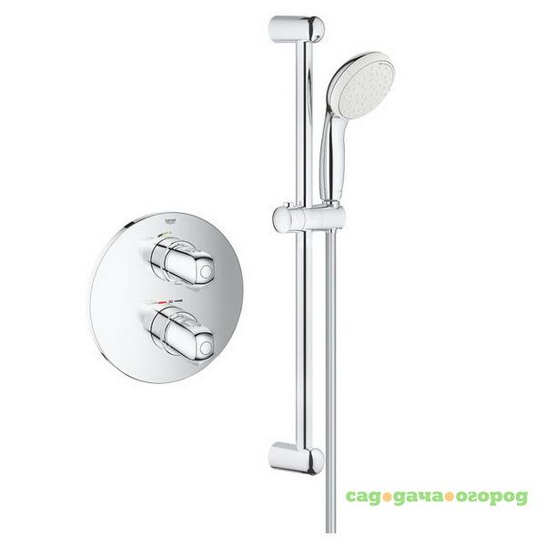 Фото Душевой комплект Grohe Grohtherm 1000 New 34575001 с душевым гарнитуром New Tempesta II