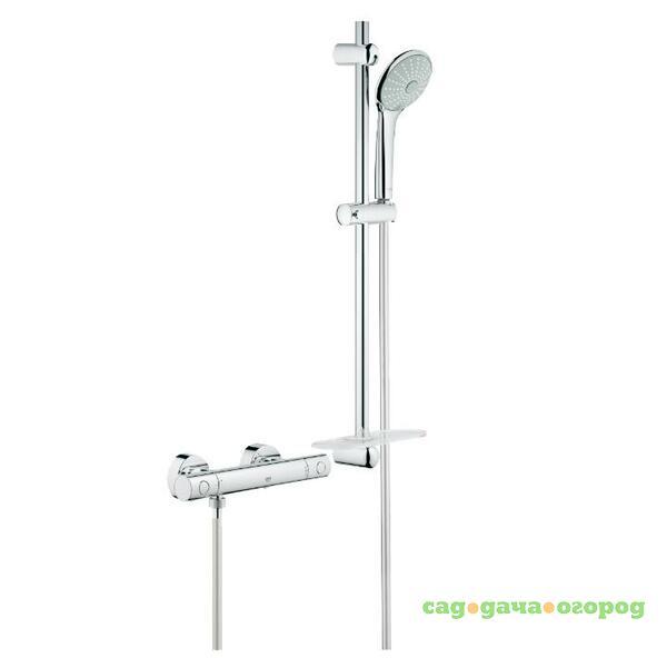 Фото Душевой комплект Grohe Grohtherm 1000 Cosmopolitan M 34286002 со штангой 600 мм