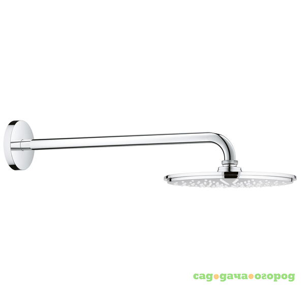 Фото Верхний душ Grohe Rainshower Cosmopolitan 26171000 с душевым кронштейном