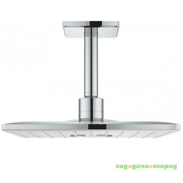 Фото Верхний душ Grohe Rainshower 310 SmartActive Cube 26481LS0 с душевым кронштейном