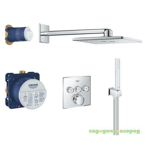 Фото Душевой комплект Grohe Grohtherm SmartControl Perfect 34706000 с термостатом