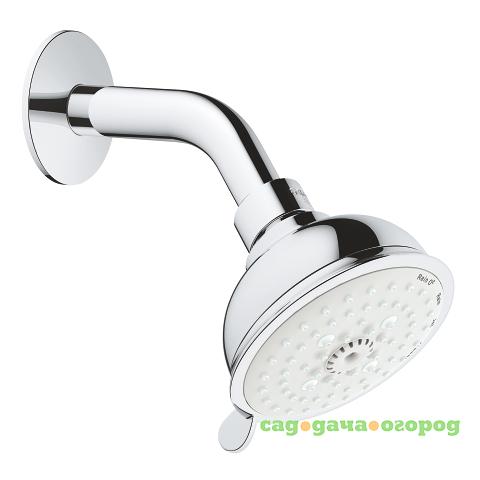 Фото Верхний душ Grohe New Tempesta Rustic 100 26089001 с душевым кронштейном