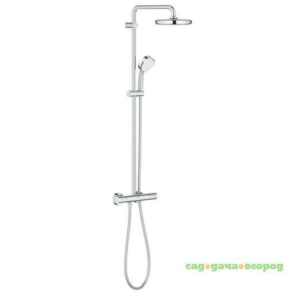 Фото Стойка душевая Grohe Tempesta Cosmopolitan 210 27922001 с термостатом