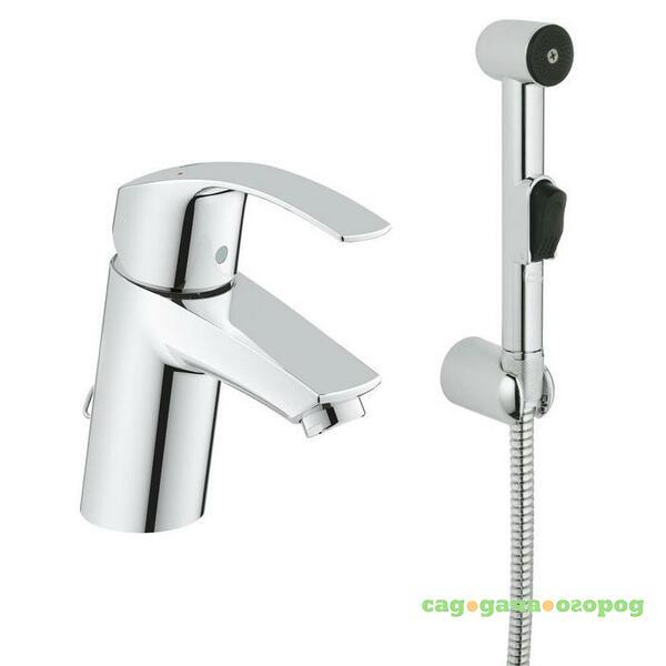 Фото Смеситель для раковины Grohe Eurosmart 23124002 с гигиеническим душем