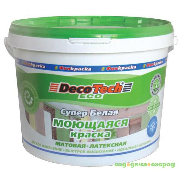 Фото Краска моющаяся DecoTech Eco 3кг