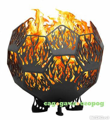 Фото Очаг сферический «Пламя» (Металекс)