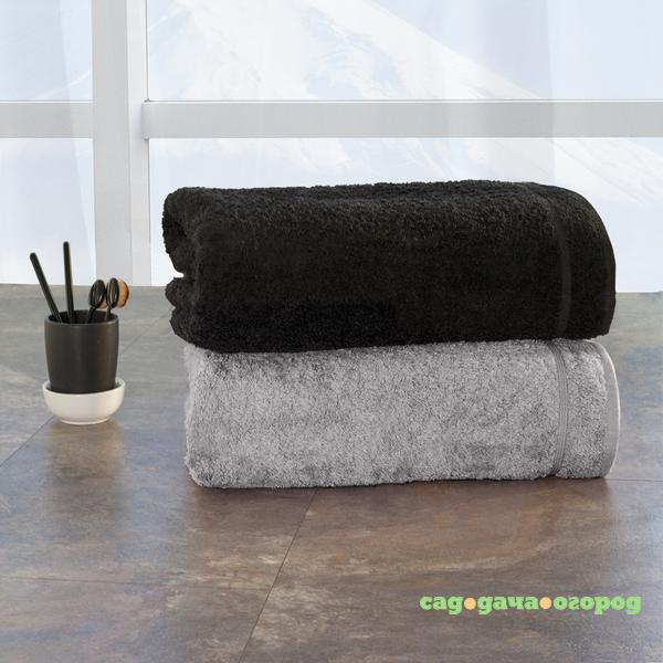 Фото Набор полотенец BB Towels Цвет: Warm Grey & Charcoal Black (100х160 см - 2 шт)