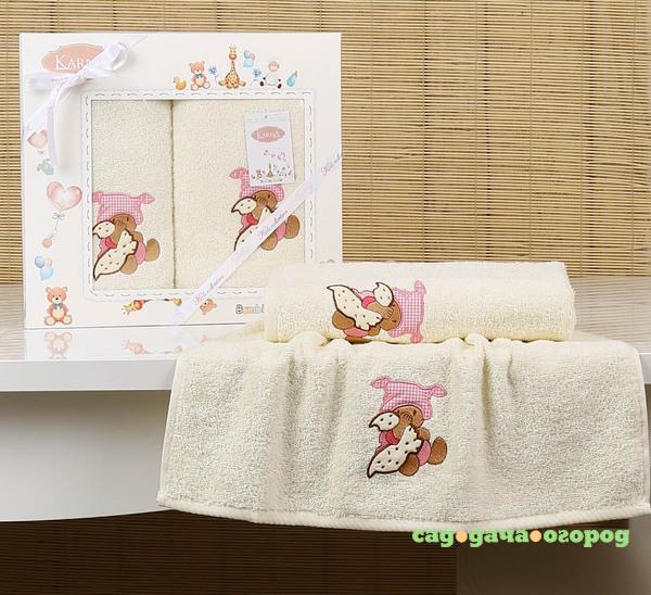 Фото Детское полотенце Teddy Цвет: Mолочный (Набор)