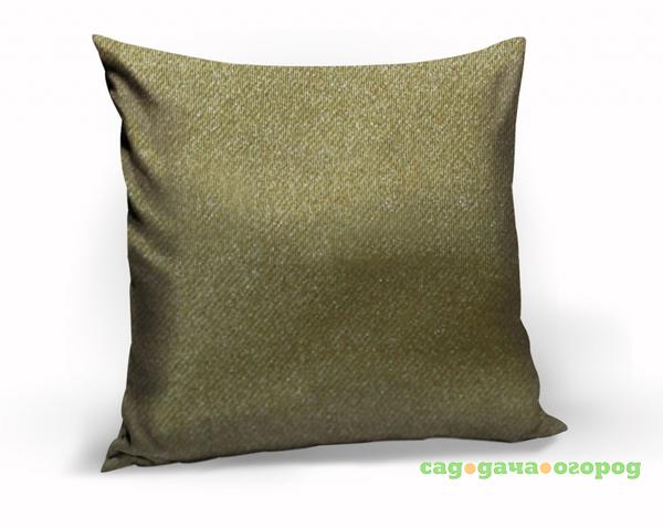 Фото Декоративная подушка Lindor Цвет: Золотисто-Зеленый (40х40)