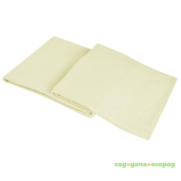 Фото Простыня Wrinkle Washed Цвет: Слоновая Кость (270х310)