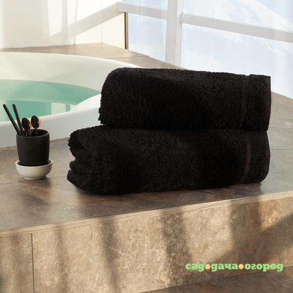 Фото Набор полотенец BB Towels Цвет: Charcoal Black (50х100 см,70х150 см)