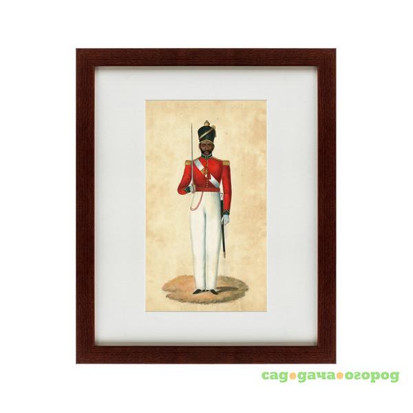 Фото Картина Colonel Godlieb James Van Someren, Madras Infantry (42х52 см)