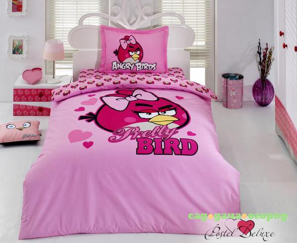 Фото Детское Постельное белье Angry Birds (160х220 см)
