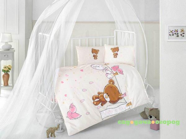 Фото Детское Постельное белье Teddy Цвет: Розовый (100х150)