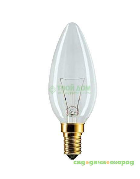 Фото Лампочка PHILIPS LAMPS B35 60W CLE14