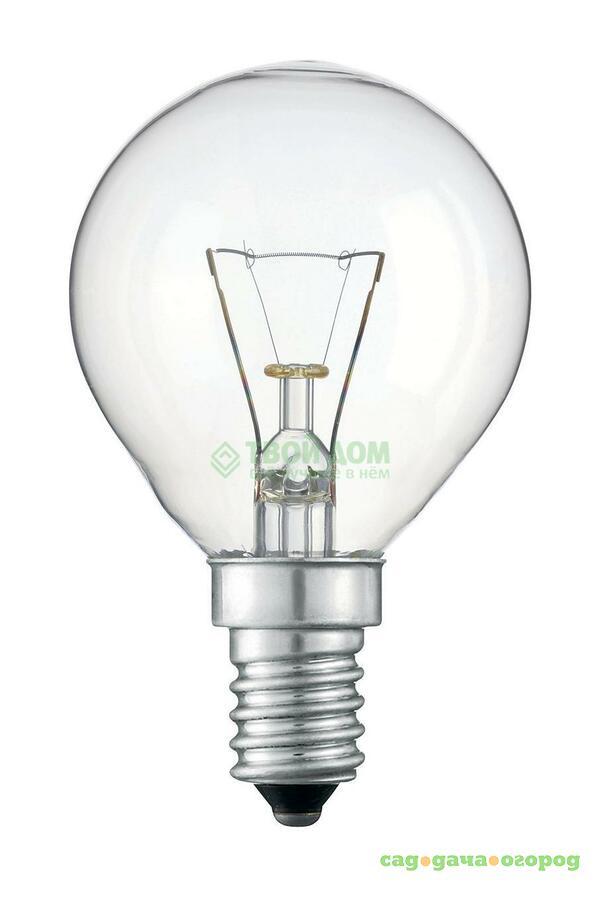 Фото Лампочка PHILIPS LAMPS Standard 40W E14 230V P45 CL 1CT