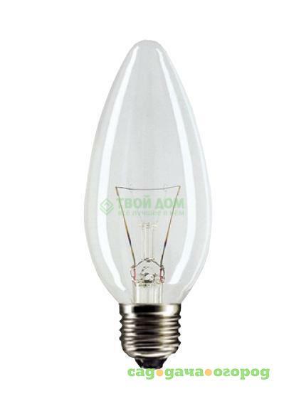 Фото Лампочка PHILIPS LAMPS B35 40W Е27 CL