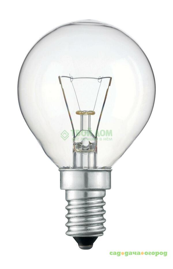 Фото Лампочка PHILIPS LAMPS Standard 60W E14 230V P45 CL 1CT