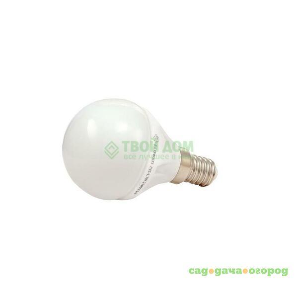 Фото Лампочка Ecowatt P45 230В 6.2(60)W 2700K E14