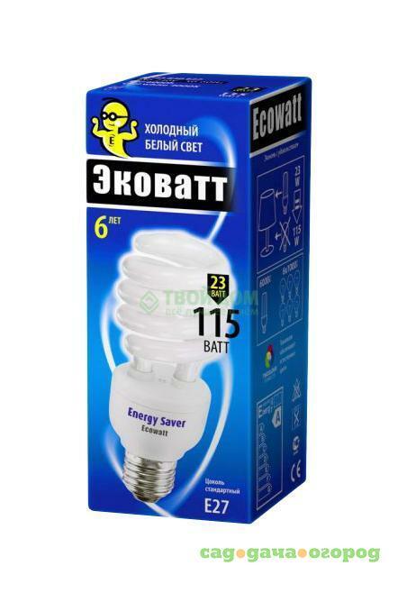 Фото Лампочка Ecowatt Sp 23w 840 e27 (4606400203759)